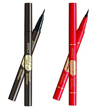 【ネコポス】【大感謝価格 】アヴァンセ ジョリ・エジョリ・エ リキッドアイライナー 0.6ml ブラック/ブラウン AVANCE 日本製