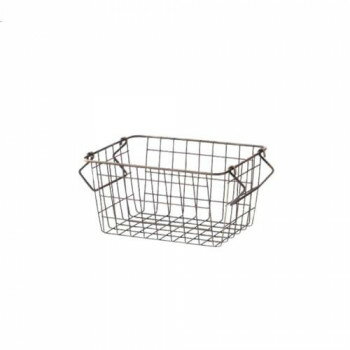【直送品】62825 Ancien fil スタッキングバスケットS【お寄せ品、返品キャンセル不可。欠品終売時連絡あり】