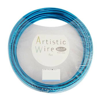 【メール便】 Artistic Wire(アーティスティックワイヤー)　カラーアルミ線　ブルー　1.5mm×10m【お寄せ品、返品キャンセル不可。欠品終売時連絡あり】
