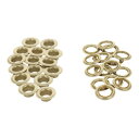ハトメ一撃用ハトメ玉ゴールド15入り 8.2×16mm 2300 P-BSD 606919【お寄せ品、返品キャンセル不可。欠品終売時連絡あり】