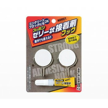 大一鋼業　SAH-8　スッポンゼリー状接着フック　S　2個入　493419【お寄せ品、返品キャンセル不可。欠..