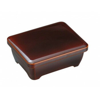 福井クラフト　ミニ光琳丼重 漆春慶内朱(蓋親) 41000270【お寄せ品、返品キャンセル不可。欠品終売時連絡あり】