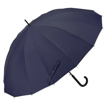 Unisex - 【メーカー直送（大型）】LESS IS MORE 16K花びらきジャンプ 長傘 65cm ダークネイビー U165-1120DN1-BB【お寄せ品、返品キャンセル不可。欠品終売時連絡あり】