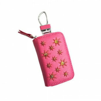 AWESOME(オーサム)　スマートキーケース　スタースタッズシリーズ　ピンク×ゴールド　ASK-STM07【お寄せ品、返品キャンセル不可。欠品終売時連絡あり】