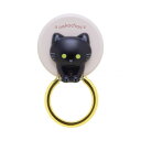 ねこちゃんのスマホリング くろ RING-NEKO01【お寄せ品、返品キャンセル不可。欠品終売時連絡あり】(2)
