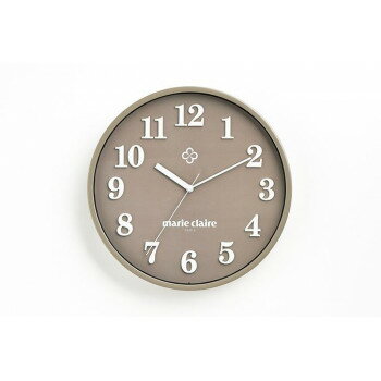 「マリ・クレール」壁掛け時計(セピア) MC-502A MC-502A【お寄せ品、返品キャンセル不可。欠品終売時連絡あり】