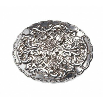 【メール便】 トロフィースタイルバックル フィリグリーローズ ニッケル 1ヶ PI77213-05【お寄せ品、返品キャンセル不可。欠品終売時連絡あり】