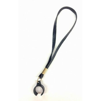 ケイ・ホスピア杖アクセサリー径21ストラップ　ブラック【お寄せ品、返品キャンセル不可。欠品終売時連..