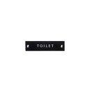 【メール便】 サインプレート TOILET ブラック 63951【お寄せ品、返品キャンセル不可。欠品終売時連絡あり】(4)