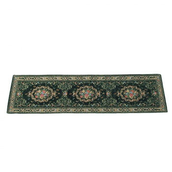 【直送品】ゴブラン織　シェニールマット　玄関マット　グリーン　約34×120cm　YAN04834HG【お寄せ品、返品キャンセル不可。欠品終売時連絡あり】