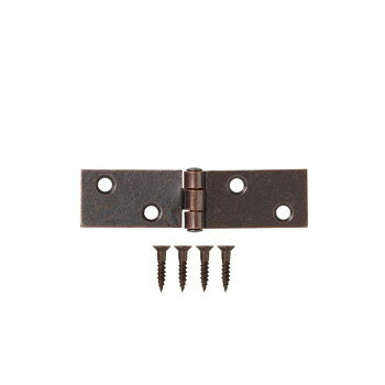 【メール便】 ハイロジック　PY-695　横長蝶番　20mm　2枚入　71695【お寄せ品、返品キャンセル不可。欠品終売時連絡あり】