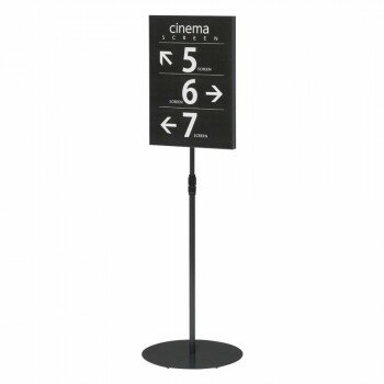 【直送品】ナカキン　カバー付サインスタンド(上下スライド型)　A3サイズ縦型　NSS-FA3T-BU【お寄せ品、返品キャンセル不可。欠品終売時連絡あり】