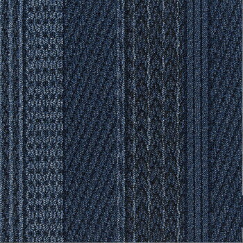 【直送品】川島織物セルコン ユニットラグ ケーブルニットIII6枚入り UR2203 B【お寄せ品、返品キャンセル不可。欠品終売時連絡あり】