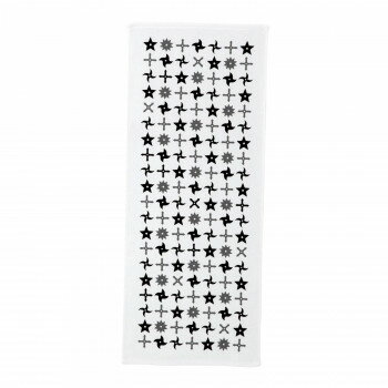 犬飼タオル 220FS-002 ふわさらフェイスタオルwelcome to japan 手裏剣【お寄せ品、返品キャンセル不可。欠品終売時連絡あり】(3.0)