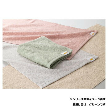 犬飼タオル KM192-MT めざましタオル フェイスタオル　グリーン【お寄せ品、返品キャンセル不可。欠品..