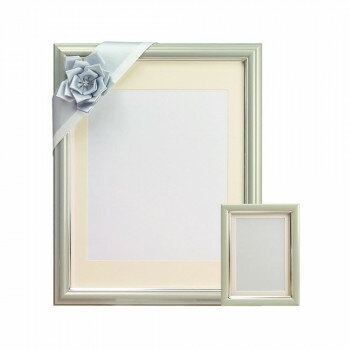 Vカラー肖像額セット 八〇判・L判・リボン付セット PGY 106-412【お寄せ品、返品キャンセル不可。欠品終売時連絡あり】