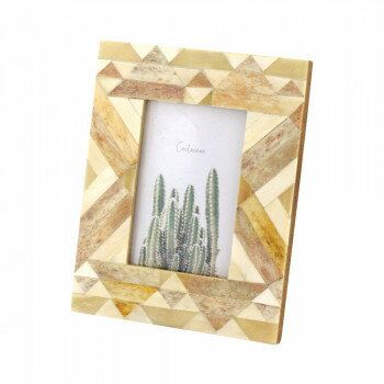 ボーン フォトフレーム ブラウンミックス 12818801040【お寄せ品、返品キャンセル不可。欠品終売時連絡あり】