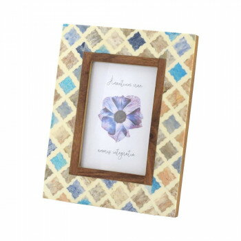 ボーン フォトフレーム エレガントタイル 12818801043【お寄せ品、返品キャンセル不可。欠品終売時連絡あり】