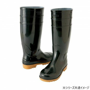 アイトス　4437 長靴(先芯入り) ブラック 26.0cm【お寄せ品、返品キャンセル不可。欠品終売時連絡あり】