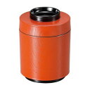 (食洗機対応)筒型箸洗椀 柿朱(内黒) 30004420【お寄せ品、返品キャンセル不可。欠品終売時連絡あり】