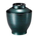 (食洗機対応)2.8宝寿箸洗椀 エメラルドライン(内黒) 37001195【お寄せ品、返品キャンセル不可。欠品終売時連絡あり】