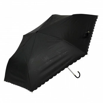 ニフティカラーズ 遮光フィオーレミニ 晴雨兼用日傘 折傘 ブラック 2462BK【お寄せ品、返品キャンセル不可。欠品終売時連絡あり】