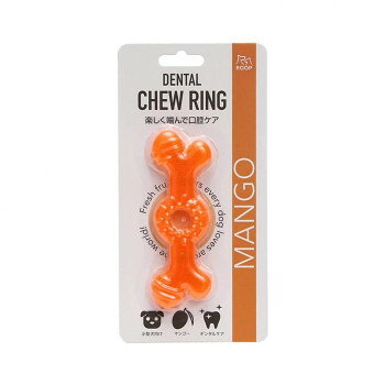 【メール便】 ROOP ループ 犬用おもちゃ デンタル チューリング マンゴー【お寄せ品、返品キャンセル不可。欠品終売時連絡あり】