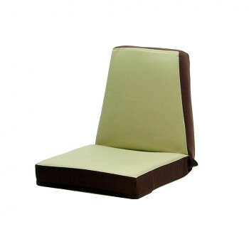 Legless Chairs - 【直送品】日本製 コンパクト座椅子 ミニチェア チョコラータ 抹茶 14段階リクライニング【お寄せ品、返品キャンセル不可。欠品終売時連絡あり】