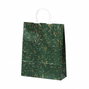 自動手提袋 HZ 風雅 グリーン 50枚 XZK00655【お寄せ品、返品キャンセル不可。欠品終売時連絡あり】