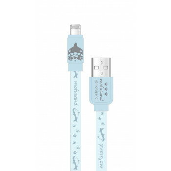 mofusand Lightning対応同期&充電ケーブル サメにゃん MOFU-42A【お寄せ品、返品キャンセル不可。欠品終売時連絡あり】