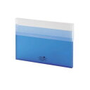 LIHIT LAB.(リヒトラブ) AQUA DROPs(アクアドロップス) コングレスケース A4 薄型 青 A-5035-8【お寄せ品、返品キャンセル不可。欠品終売時連絡あり】
