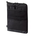 LIHIT LAB.(リヒトラブ) バッグインバッグ(タテ型) A4 ブラック A-7683-24【お寄せ品、返品キャンセル不可。欠品終売時連絡あり】