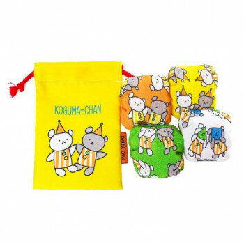 こぐまちゃん お手玉巾着セット CKEC004【お寄せ品、返品キャンセル不可。欠品終売時連絡あり】