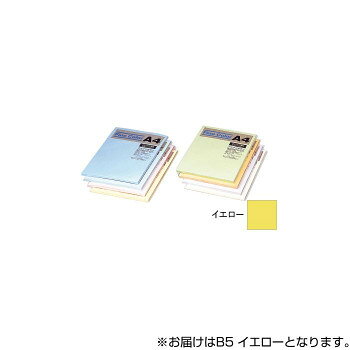 オストリッチダイヤ ニューファインカラーPPC用紙 B5 イエロー 500枚入 FYE5-B5【お寄せ品、返品キャンセル不可。欠品終売時連絡あり】
