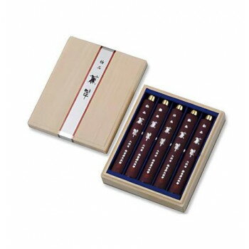 奥野晴明堂 極品 薫翠 短寸細筒5本入 進物 桐箱入り コンパクト【お寄せ品、返品キャンセル不可。欠品..