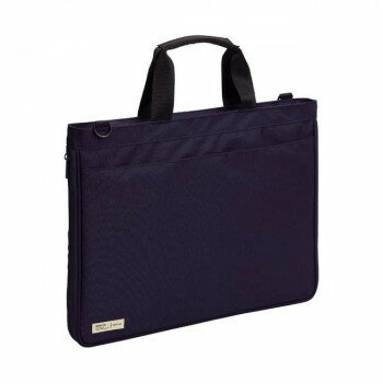 LIHIT LAB.(リヒトラブ) キャリングバッグ B4 ネイビー A-7582-11【お寄せ品、返品キャンセル不可。欠品終売時連絡あり】