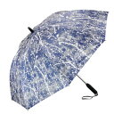 LESS IS MORE ZENTENKOU反射 長傘 60cm ドリッピング ネイビー S160-1122NV1-BH【お寄せ品、返品キャンセル不可。欠品終売時連絡あり】
