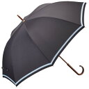 umbulatio モクット 長傘58cm マニッシュボーダー ダークネイビー U158-1111DN1-B9【お寄せ品、返品キャンセル不可。欠品終売時連絡あり】