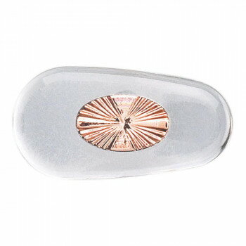 【メール便】 眼鏡部品 P-506 縁無枠用パッド 金 極小 50ペア入 5P506【お寄せ品、返品キャンセル不可。欠品終売時連絡あり】