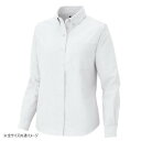 アイトス レディース長袖オックスボタンダウンシャツ ホワイト 4L 7871【お寄せ品、返品キャンセル不可。欠品終売時連絡あり】(4)