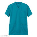 アイトス ニットスクラブ(男女兼用) ターコイズ M 861411【お寄せ品、返品キャンセル不可。欠品終売時連絡あり】(4)
