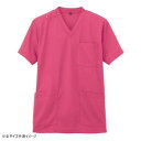 アイトス ニットスクラブ(男女兼用) ローズ 4L 861411【お寄せ品、返品キャンセル不可。欠品終売時連絡あり】(4)