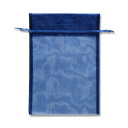 シモジマ HEIKO(ヘイコー) 008705084 オーガンジーバッグ XL ネイビー 1束【お寄せ品、返品キャンセル不可。欠品終売時連絡あり】