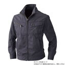 桑和 3223 長袖ブルゾン Mサイズ チャコールグレー(23)【お寄せ品、返品キャンセル不可。欠品終売時連絡あり】(4)