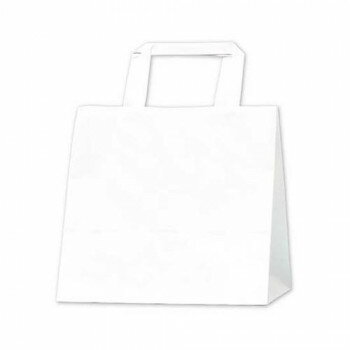 タカ印 手提げ袋 白無地 50P 50-5520【お寄せ品、返品キャンセル不可。欠品終売時連絡あり】