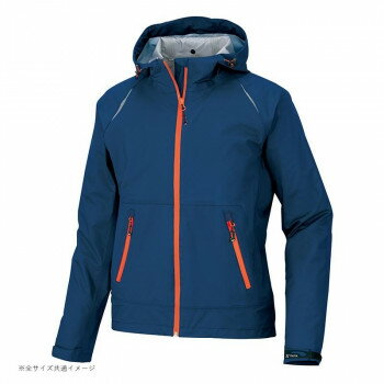 アイトス 全天候型ジャケット(男女兼用) ネイビー L 56317【お寄せ品、返品キャンセル不可。欠品終売時連絡あり】