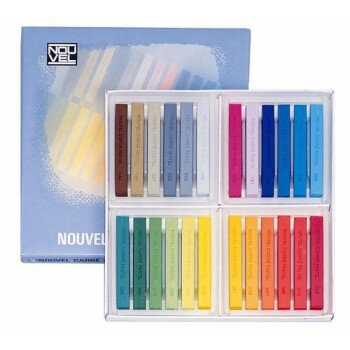 NOUVEL　Carre´Pastels　ヌーベルカレーパステル　24色セットB　NCT-24B　495508