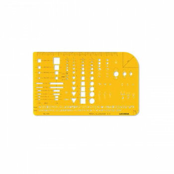 【メール便】 テンプレート No.420 電気記号定規 012-0003【お寄せ品、返品キャンセル不可。欠品終売時..