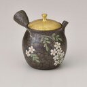 昭龍 長壺蓋雅しだれ桜 急須 Y3002【お寄せ品、返品キャンセル不可。欠品終売時連絡あり】
