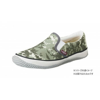 福山ゴム工業　作業靴　 ラスティングブル LB-013　25.0cmグレーカモ EE60400【お寄せ品、返品キャンセ..